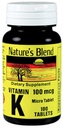 Nature's Blend Vitamin K 100Mcg Tabletten 100 Ct