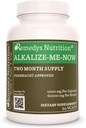 Remedy’s Nutrition Alkalize Me Now | 1.000 mg, 60 Vegan Kapseln pflanzliche Nahrungsergänzungsmittel | Zwei Monate Versorgung