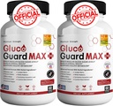 Gluco Guard Max Tägliche Wellness-Supplement mit Vitaminen, Mineralien und Kräutern – Chrom, Magnesium, Banaba, Bitter Melon und Zink – Non-GMO, Gluten-Free – 120 Kapseln