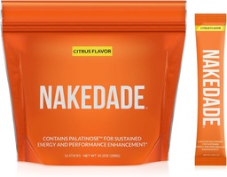 Citrus nakedade – Poudre de boisson sportive améliorée – Poudre d'électrolyte – Pas d'OGM ou d'édulcorants artificiels, sans gluten, sans soja, sans lait –