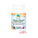 Raise Them Well Tasty Chewable Kids Multivitamin, All-Natural Colors, Flavors & Sweeteners, Täglich essentielle Vitamine für Kinder, Einfach-zu-Chew Vitamine, Erdbeere