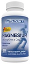 Magnesium Supplement Complex MGSPORT- Hohe Absorption mit Vitaminen B6, D, E - lindert Leg Cramps & Muskelunterstützung - 60 Servierungen