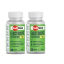 SaltStick Fastchews 60 Count Electrolyte Ersatz Zesty Lemon Lime 2 Pack (120 Tabletten insgesamt)