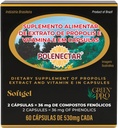 16 Confezione di Polenectar Brasile Green Bee Propolis 60 Softgels 300mg - Nuovo Packaging