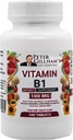 Peters Wahl B1 Tabletten Nahrungsergänzungsmittel (B1 100mg, 100 Tabletten)