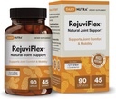 RejuviFlex - Natural Joint Supplement w/ApresFlex Boswellia AKBA, Turmeric Curcumin, Piperine & White Willow Bark - für Funktionen von Händen, Knien, Gesamt Joint Health (90 Kapseln)