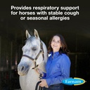 Farnam Cough Free Horse Cough Supplement Pellets, bietet respiratorische Unterstützung für Pferde W/Seasonal Allergien oder stabile Husten, 1.75 lb, 48 Tage Versorgung (Pack von 2)