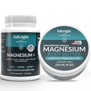Ultimate Magnesium Sleep Bundle - Magnesium Glycinate 500 Mg Elementar- und Magnesiumchlorid Körperbutter