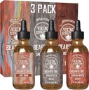 Viking Revolution Bartöl für Herren 3 Pack - Natürliche Herren Bart Öl Vielfalt Set 2 - Sandelholz, Unscented und Bay Rum Duft - Bart Conditioning und Moisturizing für einen gesunden Bart (3 Pack, 1oz)