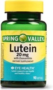 Spring Valley Lutein mit Zeaxanthin Nahrungsergänzung, 20 mg, 90 Graf