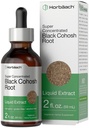 Horbäach Black Cohosh Root Tincture | 2 fl oz | Flüssiger Extrakt | Alkoholfreie Kräutertropfen | Vegetarisch | Non-GMO, Glutenfreie Ergänzung