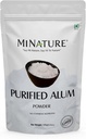 Mi Nature Alum Powder Kalium (Fitkari/Phitkari) -100% Natürliche Hautpflege für Akne, Odor Control & Wasser Reinigung Gesichtsmaske für |Pore Refining 100g |Face Pack Powder |Cruelty-Free