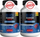 Gluco Guardian Max Advanced Wellness Support Kapseln – Vitamin, Mineral und Kräuterergänzung mit Magnesium, Vitamin C, Zink und Banaba Blatt – Non-GMO, Glutenfrei – 120 Kapseln (2)