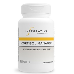 Integrative Therapie Cortisol Manager - Adrenal Health Support Supplement for Healthy Stress Response* - Vegan, Dairy-Free & Gluten-Free - 90 Kapseln (45 Portionen)