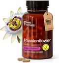 Pflanzentherapie Passion Blumenkapseln Hergestellt in USA Calms Nerves, unterstützt Schlaf, Great Way to Wind Down Supplements für Damen &amp; Herren 120 Count Vegetarische Kapsel