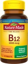 Natur Made Vitamin B12 1000 mcg, Nahrungsergänzungsmittel für Energie Metabolismus Unterstützung, 75 Time Release Tablets, 75 Tage Versorgung
