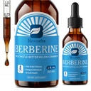 Berberine Ergänzung mit Ceylon Cinnamon - Berberine Flüssigkeitstropfen mit Kurkumin, Ceylon Cinnamon, Bitter Melon, Berberine Phytosome für Verdauungssystem, Immune Health Support -Vegetarian