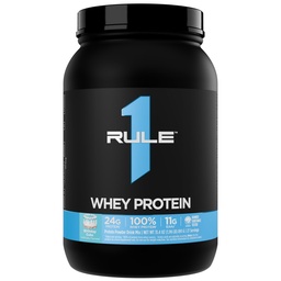 Rule 1 Proteins Whey Protein Powder, Birthday Cake, 27 Servings | 24g Fast-Acting Protein from All-Whey Sources with Naturally Occurring EAAs & BCAAs for Workout Recovery or Anytime Use
