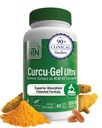 Gesundheit Thru Ernährung Curcu-Gel 650mg BCM-95® Curcugreen Kurkuma Curcumin| Hohe Absorption | Gesunde Entzündung Antwort | Klinisch untersucht | 3. Partei getestet | Non-GMO (Pack von 60)