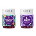 OLLY Muscle Recovery Schlafgummis mit Melatonin, Tart Cherry, Vitamin D, 40 Count Sleep Gummy mit Melatonin, L-Theanine, Kamille, 50 Count