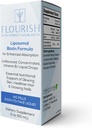 Solace Nutrition - Flourish Biotin Hair, Haut und Nägel Vitamine, Flüssige Vitaminergänzungsmittel mit Vitamin B7, Unflavored Hair Growth Supplement, Ultra-Strength Biotin Vitamine, 15.000 mcg, 2fl oz