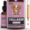 Collagène pour chiens - Collagène liquide pour chiens - Supplément de peau et de manteau pour chiens - Collagène liquide pour chiens - Collagène pour chiens - Gouttes de collagène pour chiens - Collagène pour chiens - Collagène pour chiens - 1 fl oz - Bacon Flavor