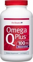 Dr. Sinatra Omega Q Plus 100 Resveratrol – Omega-3 Supplement unterstützt Herzgesundheit und liefert Antioxidante Leistung mit 100 mg CoQ10 und Resveratrol (60 Softgel)