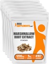 BulkSupplements.com Marshmallow Root Extract Powder - Marshmallow Root Supplement, Marshmallow Extract - Kräuterergänzung, Glutenfrei, 1200mg pro Servierung, 5kg (11 lbs) (Pack mit 5)