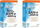 Best SAM-e 400 mg, Vegan, Glutenfrei, Sojafrei, Stimmung und Gelenkunterstützung, 60 Enteric Coated & SAM-e Mood & Joint Support & Liver Health (Pharmaceutical Grade/Non-GMO/Gluten Free