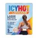 Icy Hot Max Strength Lidocaine Pain Relief Patch (5 Zähler) Penetrate für schnelles, gezieltes Relief