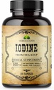 HERBALICIOUS Iodine Tablets – Natürliche Iodine von Sea Kelp – Schilddrüsenunterstützungsergänzung für Energie, Verdauung, Gehirn & Knochengesundheit – Non-GMO, Gluten-Free – 100 Kapseln