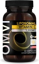 Omvi-Formeln, Liposomale Vitamin C 1000mg, hohe Absorption Ascorbinsäure, Antioxidante Ergänzung, Unterstützt Immunsystem & Collagen Booster, Vegan, Glutenfrei, 60 Kapseln, 30 Servieren, Made in USA