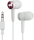 GRAFICA & PIÙ Cavallo Silhouette Wild Mane Trotting Maroon Novelty in-Ear Earbud Cuffie - Bianco
