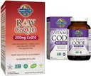 Garten des Lebens Vegetarisch Omega 3 6 9 Supplement - Raw CoQ10 Chia Seed Öl vollständig Nahrung und Zink Ergänzungen 30mg hohe Potenz Raw Zink und Vitamin C Multimineral Supplement